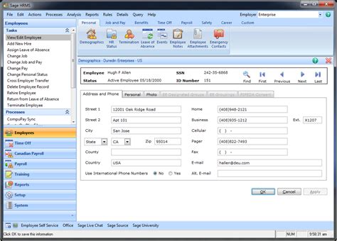 Sage HRMS .